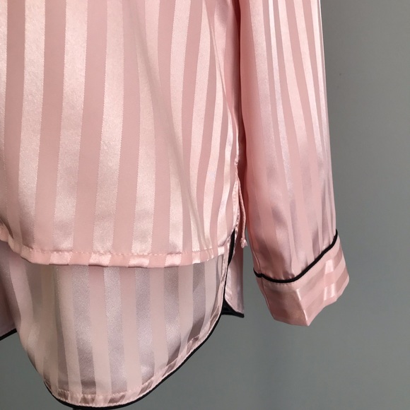 BRAS N THINGS Size 10 Pink Satin PJ Set - Picture 5 of 12